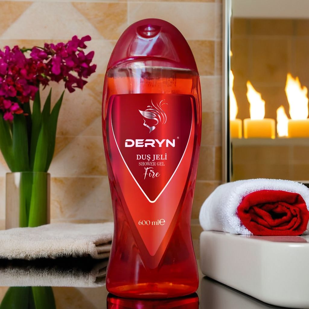 Deryn Fire Duş Jeli - Canlandırıcı ve Yoğun Kokulu Duş Deneyimi